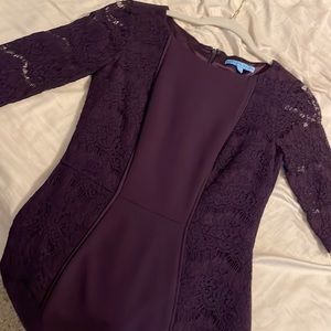 Purple Antonio Melani Fitted Dress